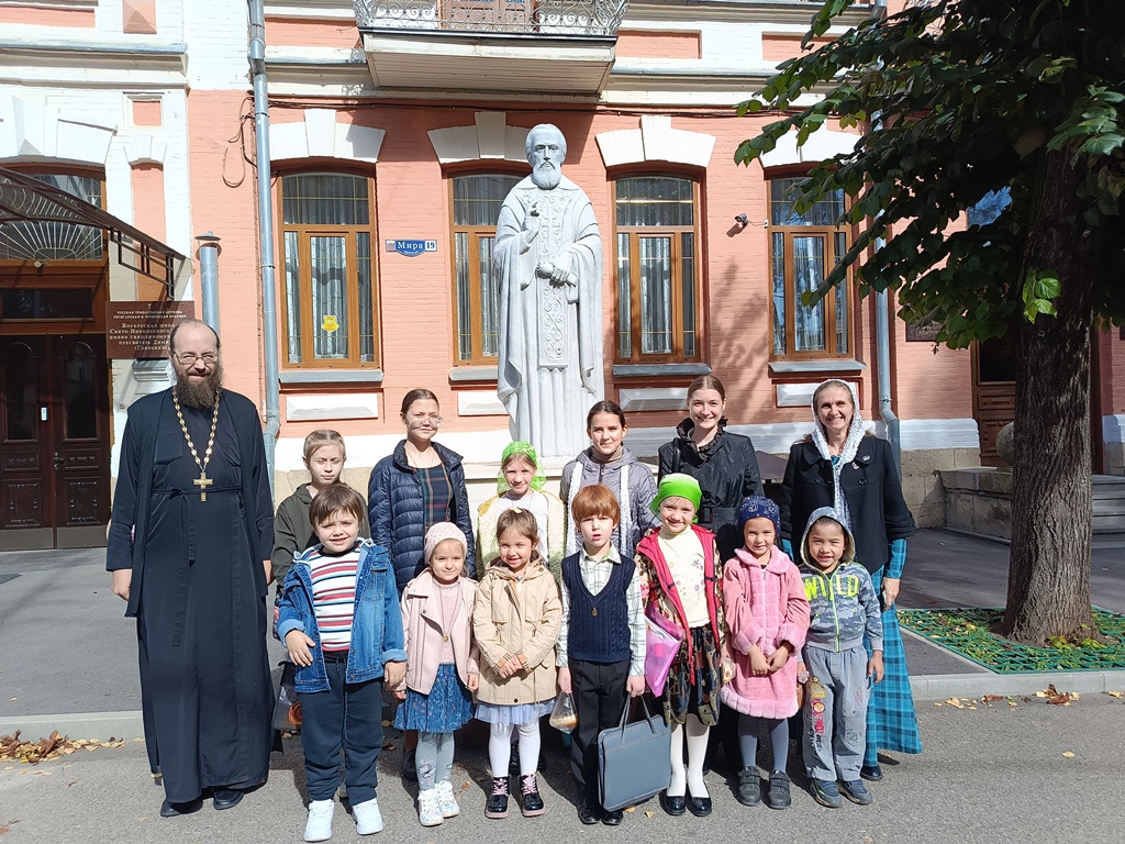 Учащимся воскресной школы рассказали о преподобном Сергии Радонежском